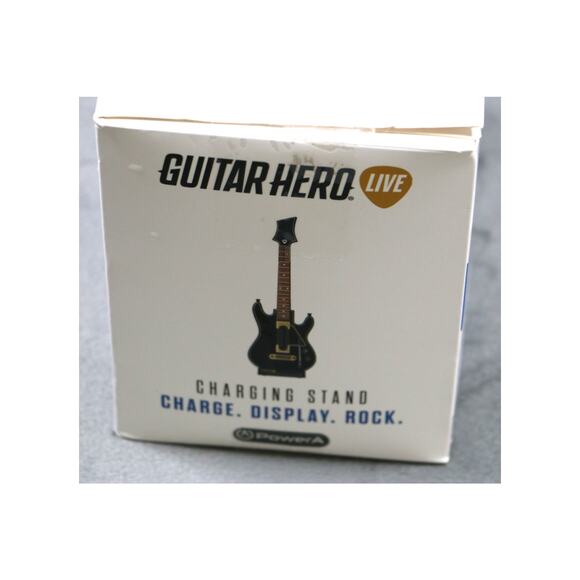 PowerA Guitar Hero Live Charging Stand W/Rechargeable  Guitar Hero Live Charging Stand PowerA Battery Pack Controller Display Rock Band